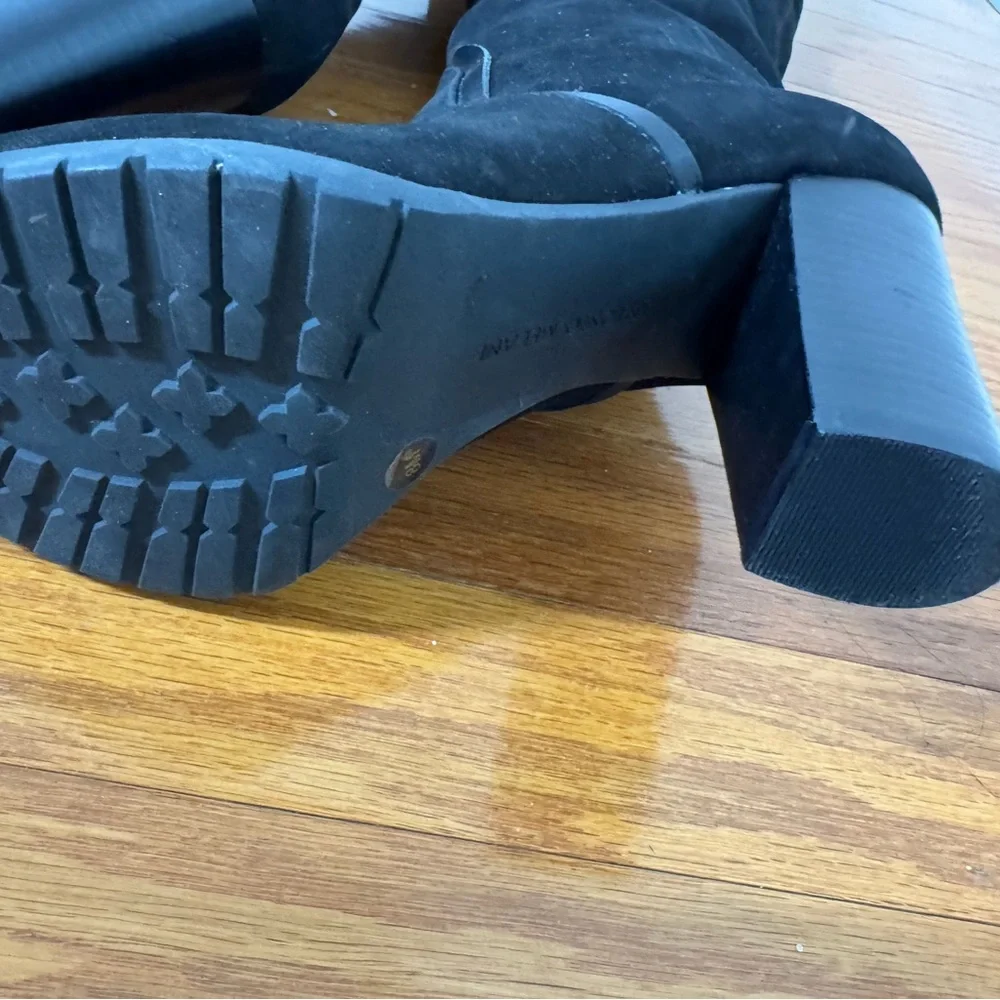 Elegant Black Knee-High Women's Boots - Picture 10 of 11